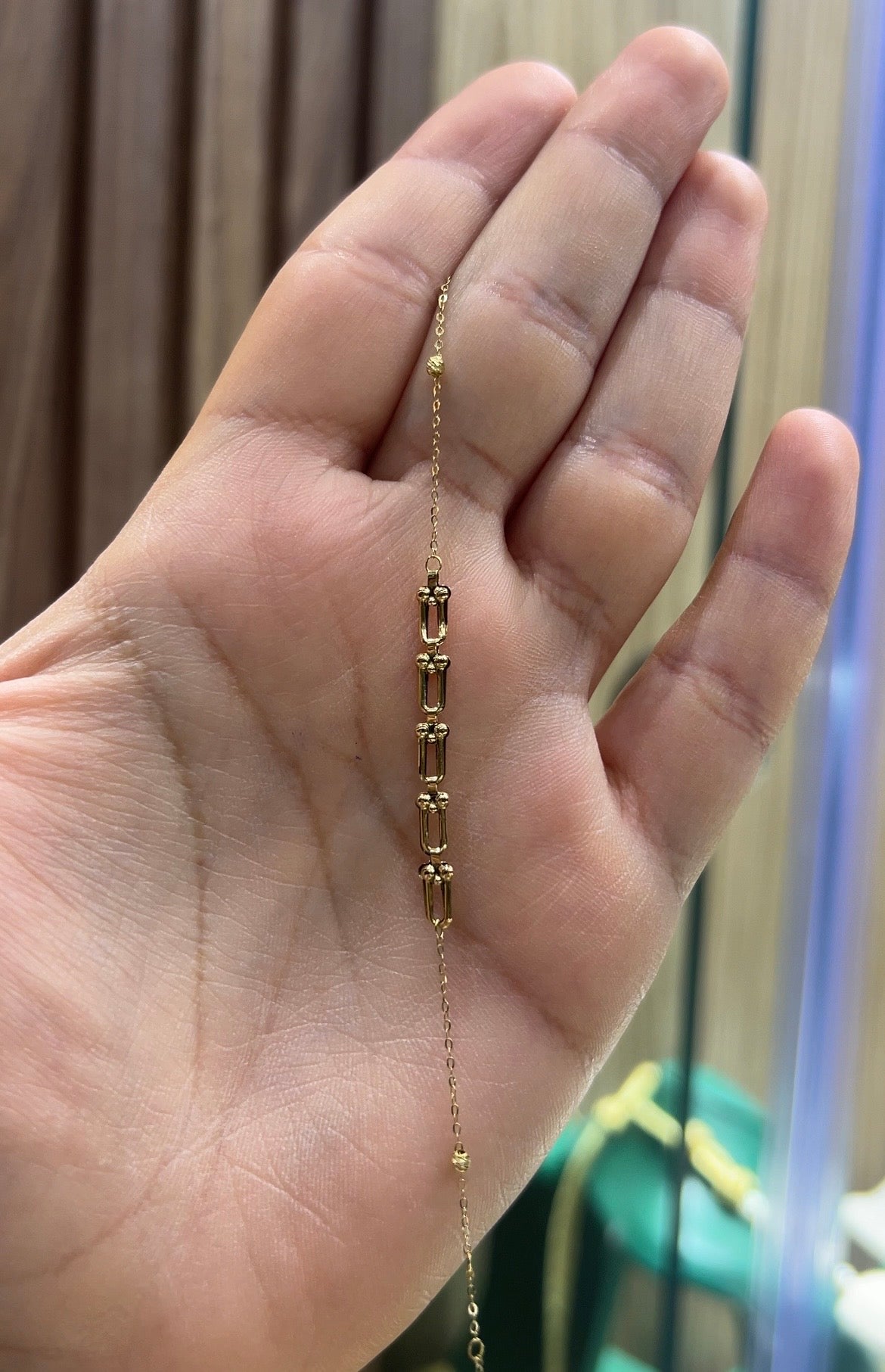 Gourmette tiffany en Or18k