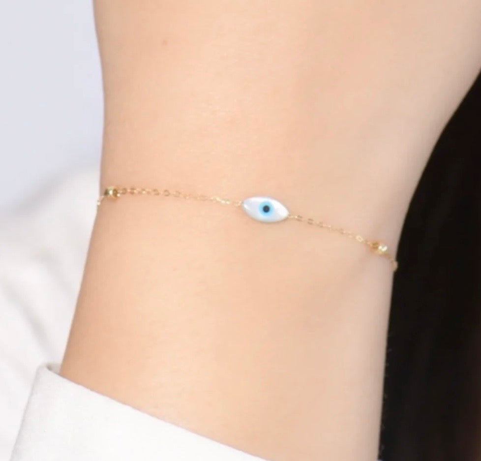 Gourmette eye en or18k
