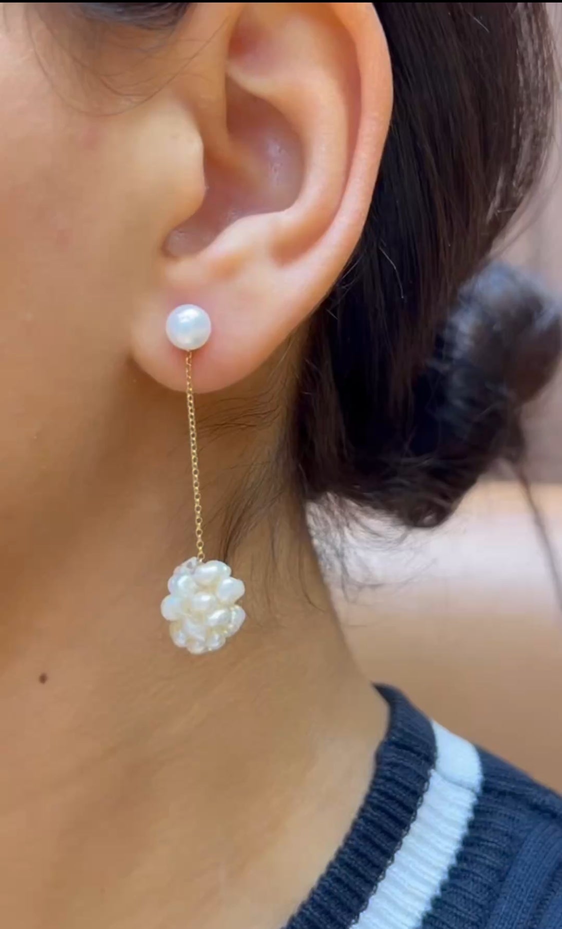 Boucles d’oreilles en Or 18 carats 😍💯