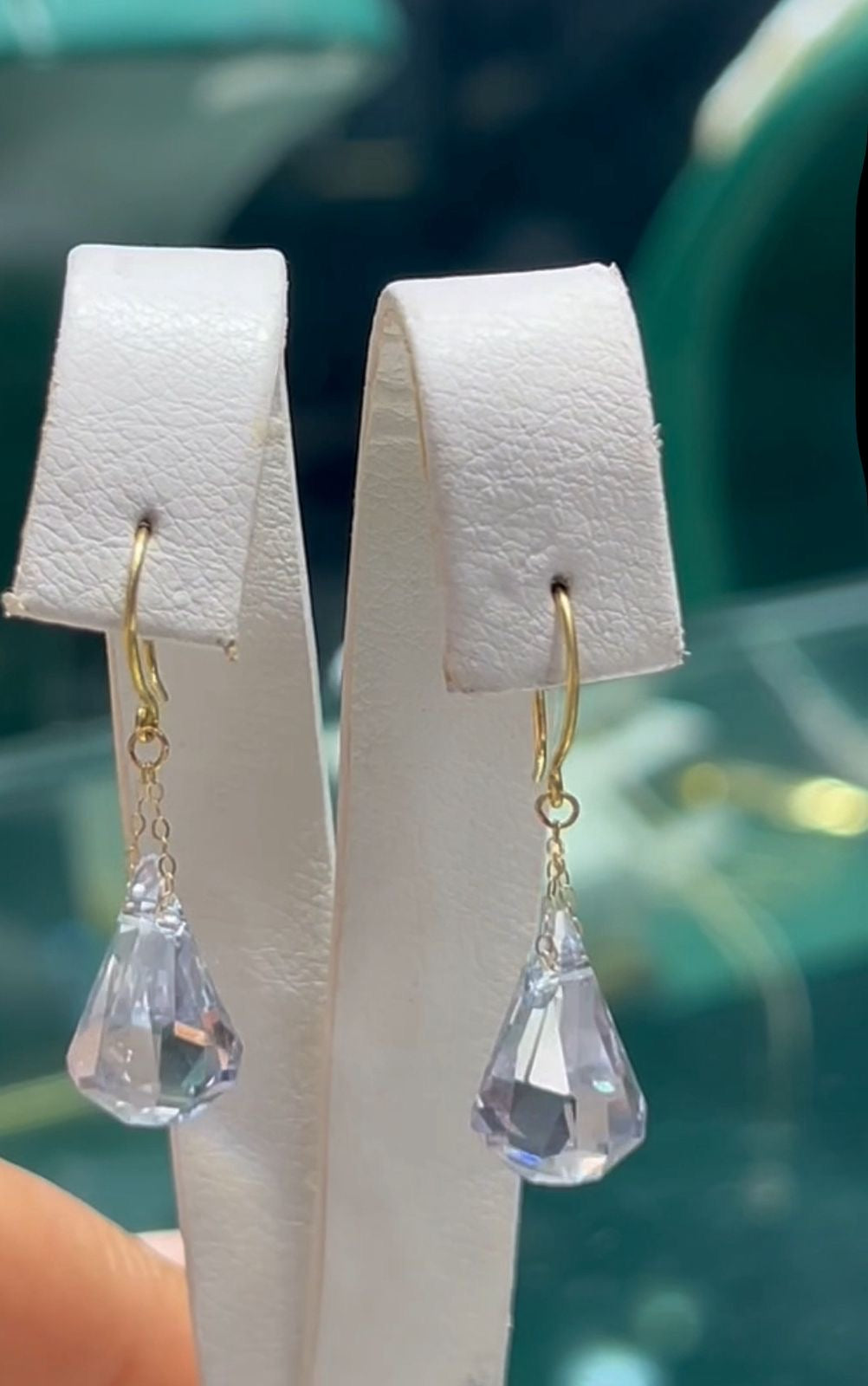 Boucle Crystal en Or 18 carats