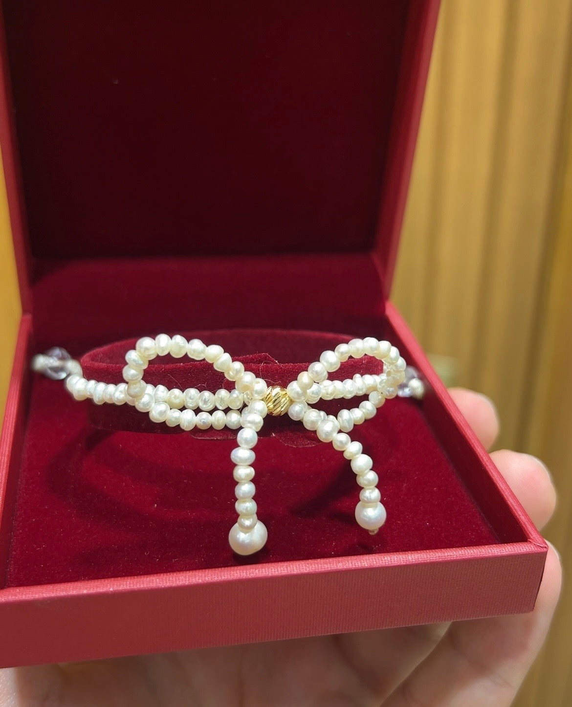 Bracelet jouhar hor avec grand boule en or18k