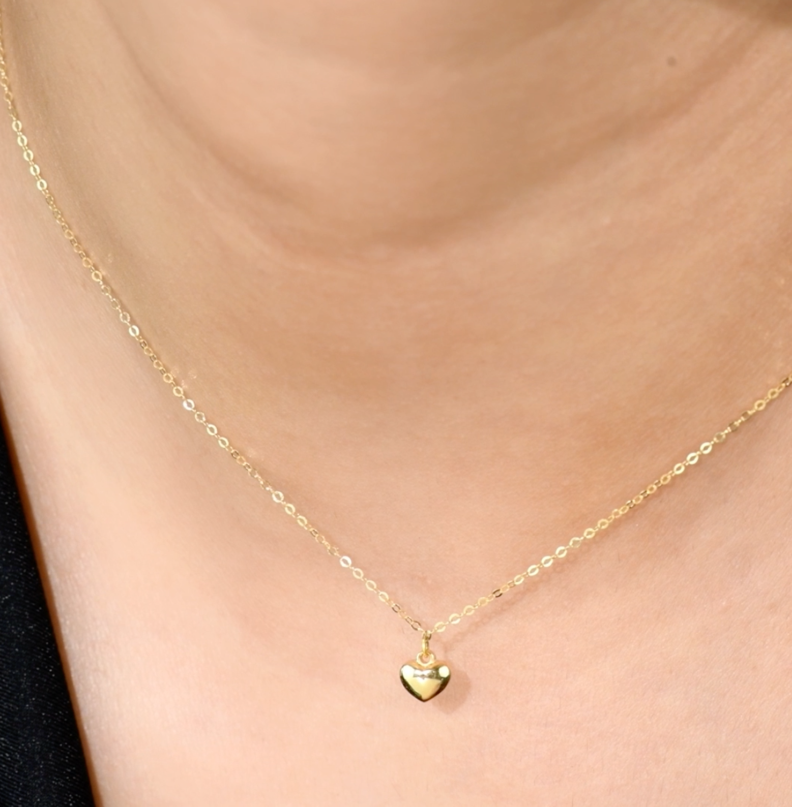 Collier en Or 18k - "Notre Fameux Petit Coeur"