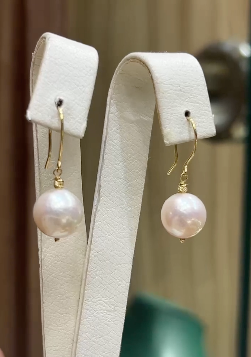 Boucles D'oreilles JOHRA en Or 18k Avec Pierres Johar Authentique 100%