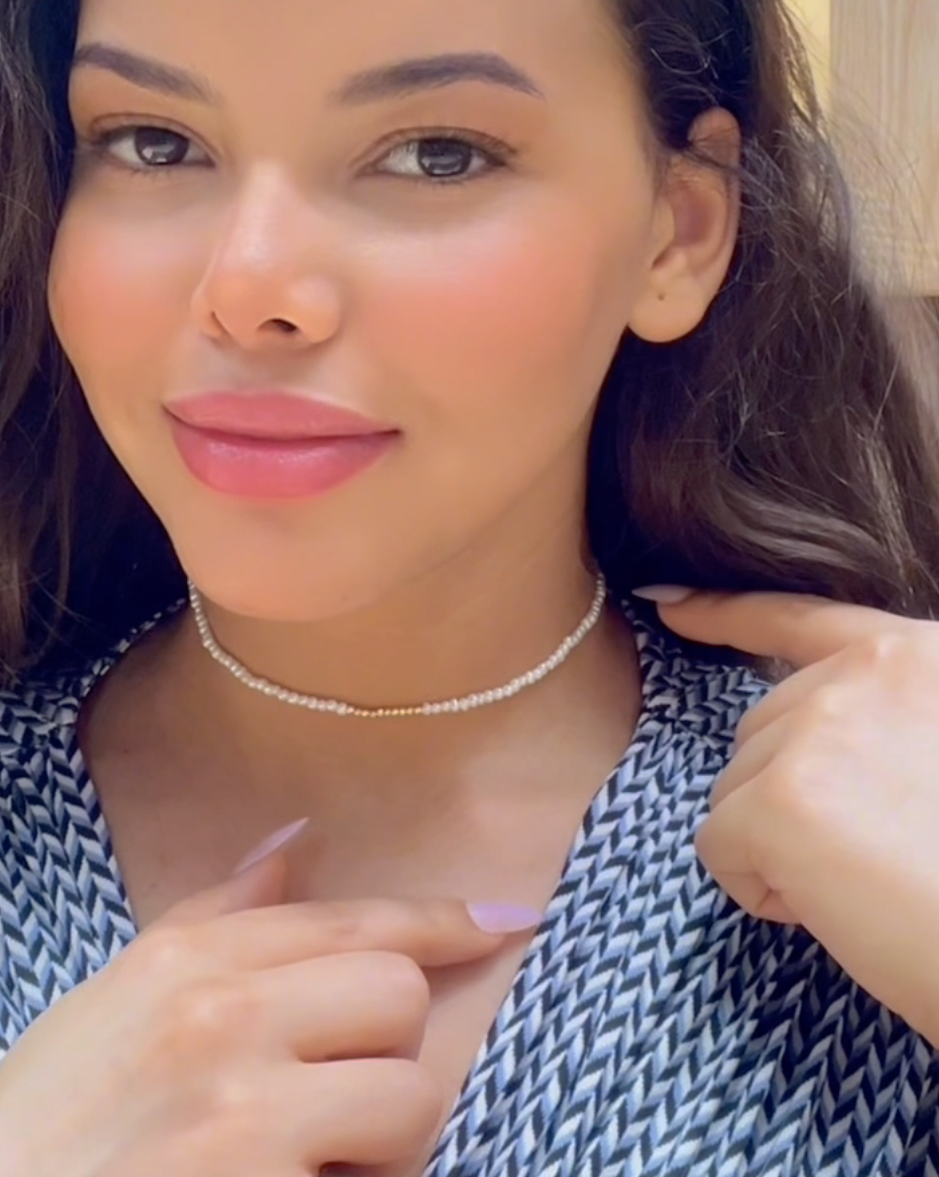 Collier Johar Naturelles avec 10 Boules en Or 18k