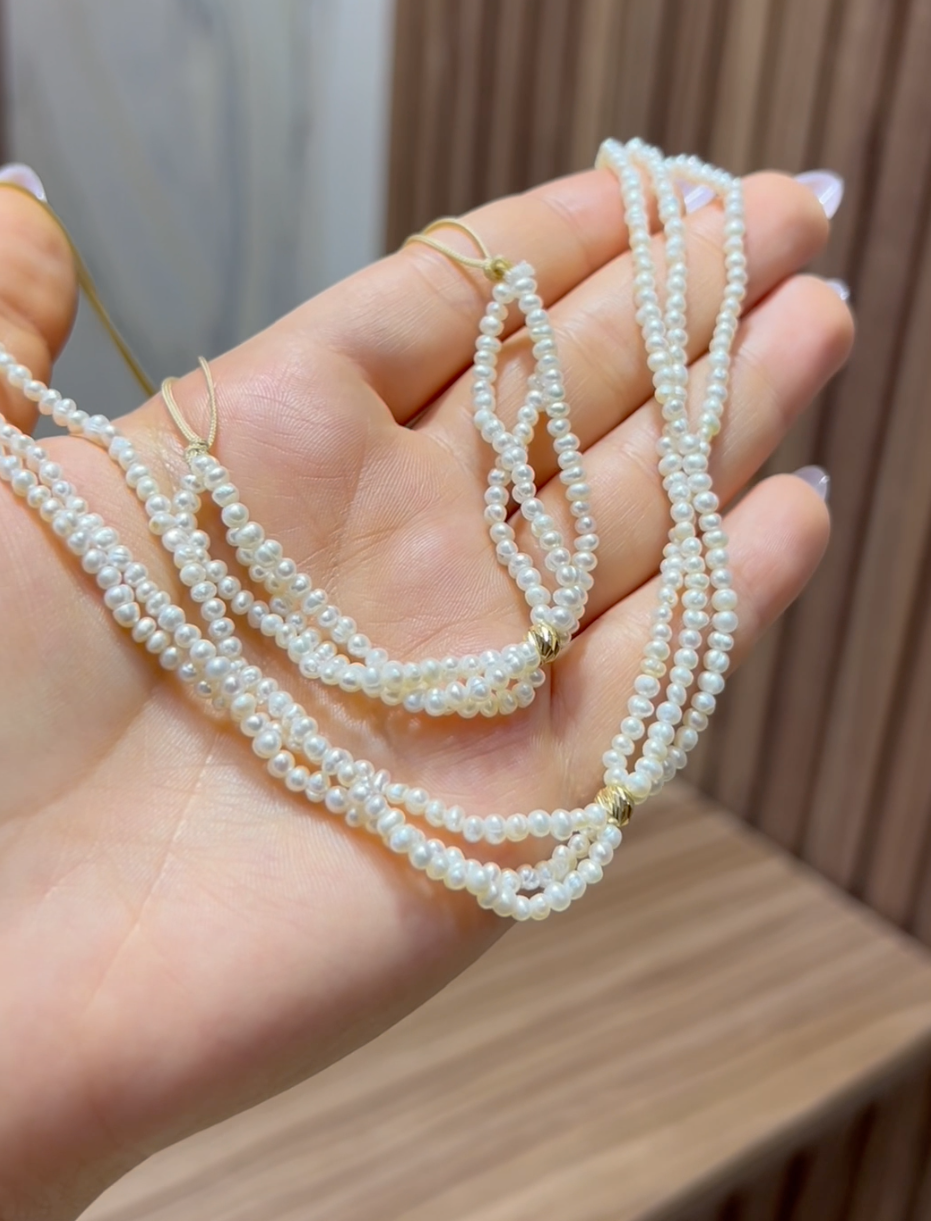 Ensemble de collier et bracelet en Pierres Johar Naturelles avec Grand Boule en Or 18k