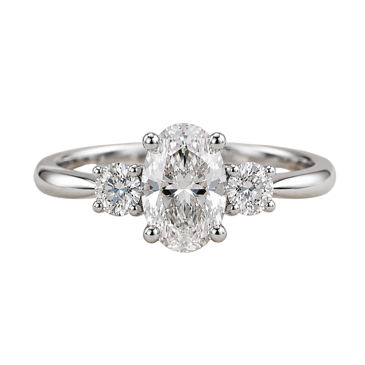 Éliana Trilogie 1,00 carat Ovale
