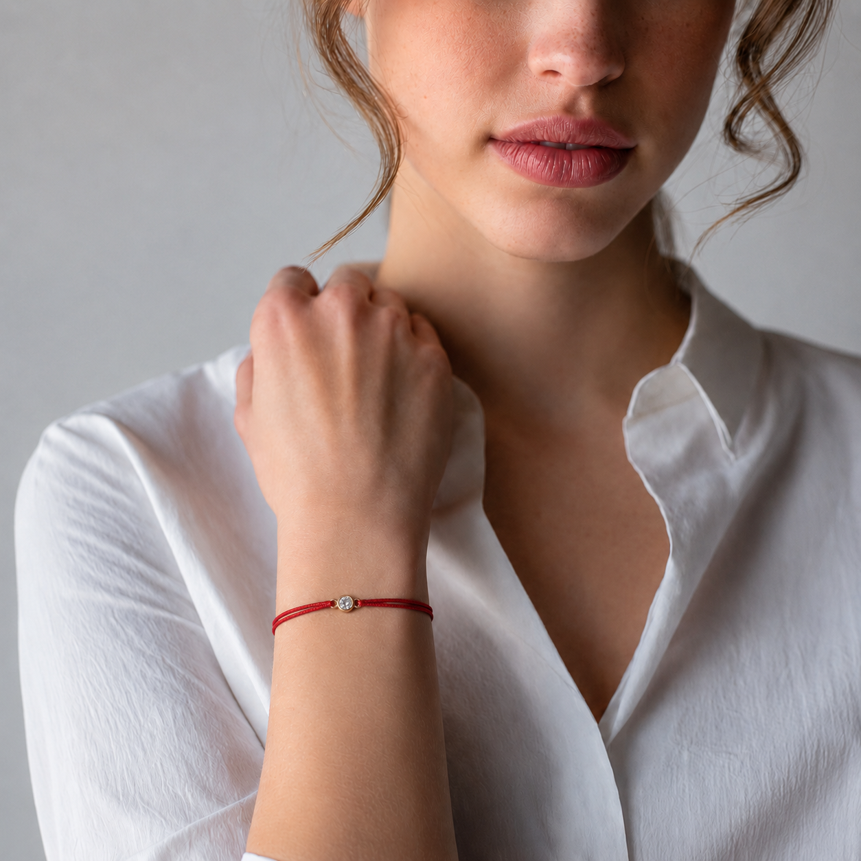 Bracelet Massaty 0,30 ct Diamant de Laboratoire sur Cordon (choix de couleurs)
