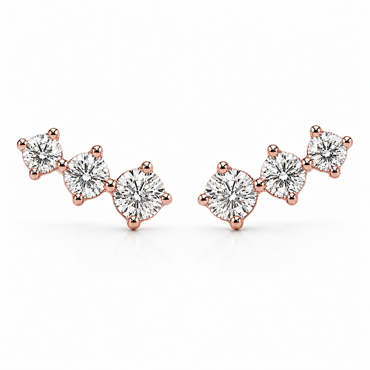 Boucles Comète Diamants de Laboratoire (format moyen)