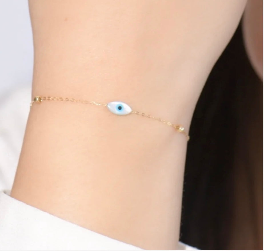 Gourmette eye en Or18k