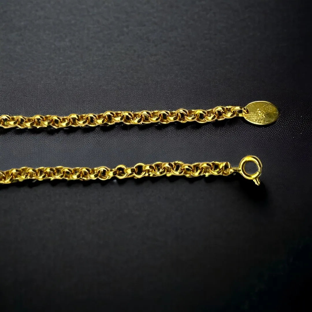 Gourmette en Or 18K avec Motif « LOVE »