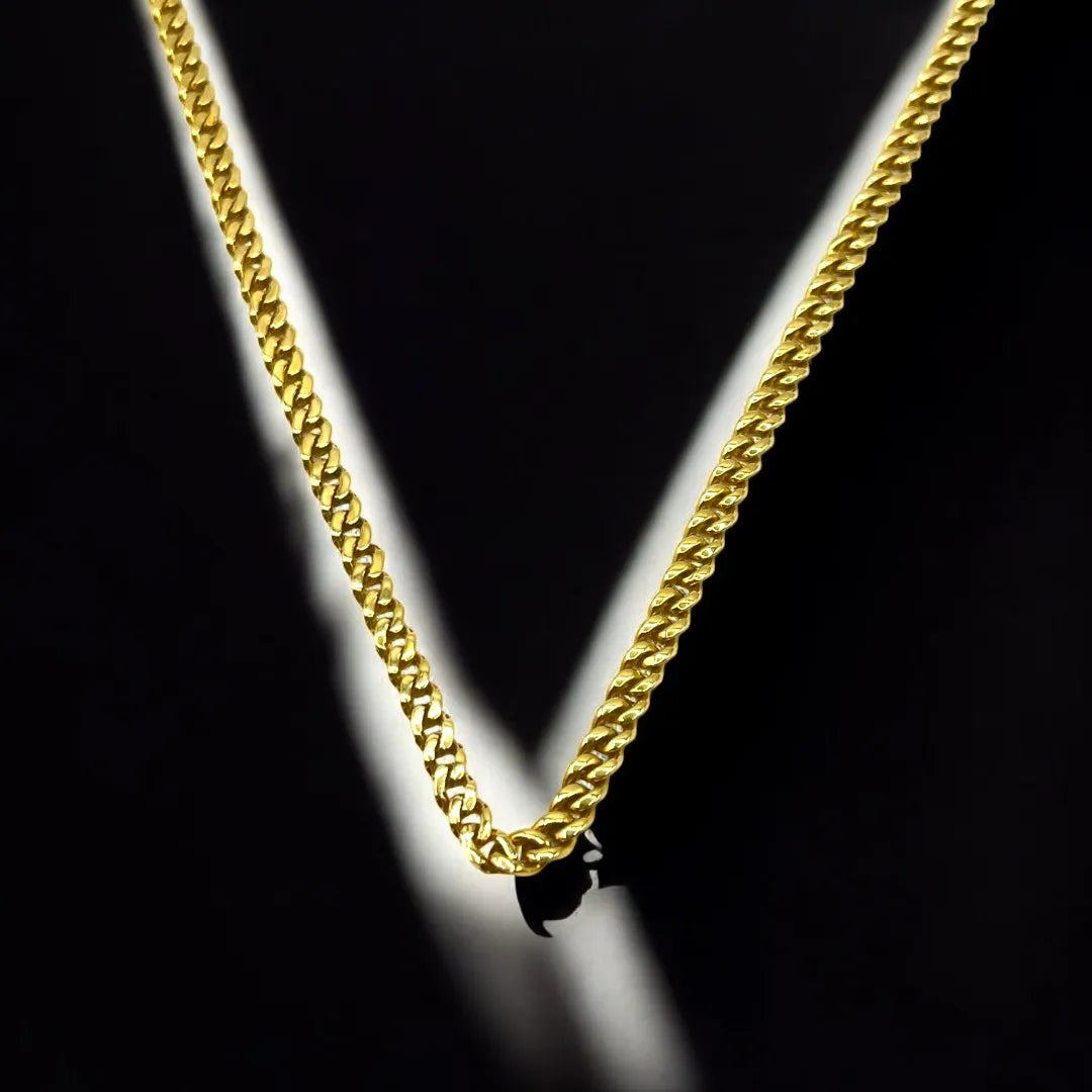 Chaîne Fiable en Or Jaune 18K