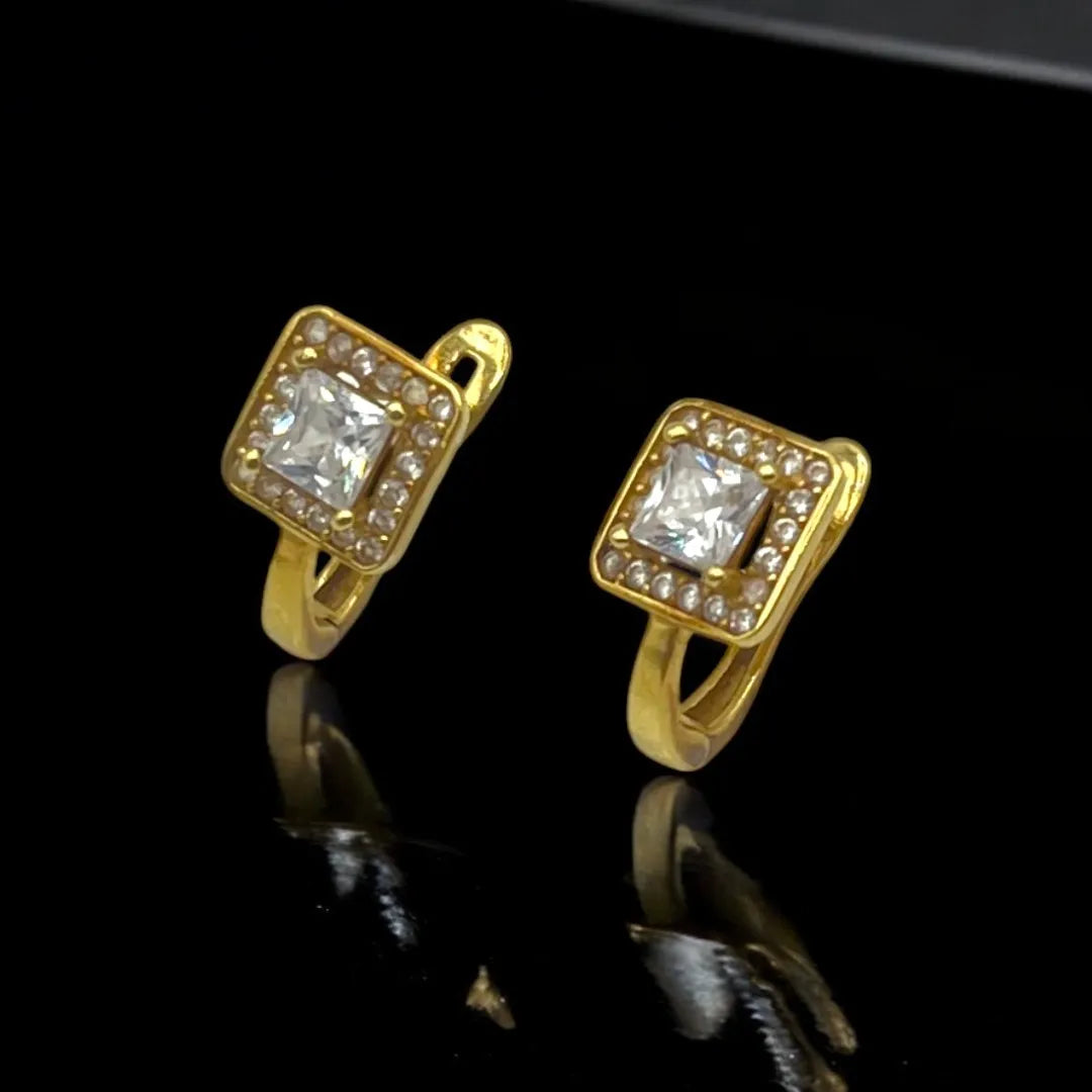 Boucles d’Oreilles Élégantes Or 18 Carats