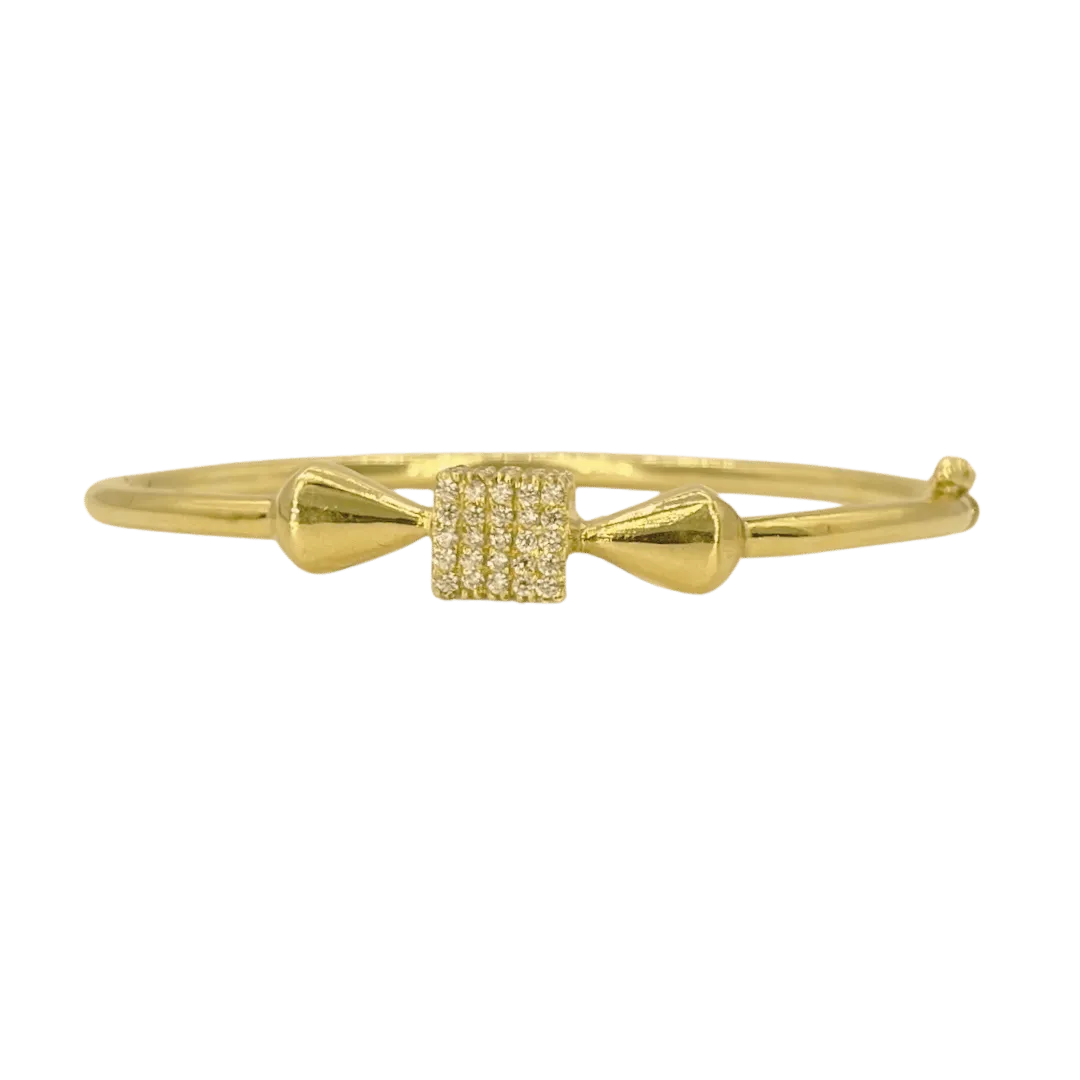 Bracelet Articulé Cube en Or 18K