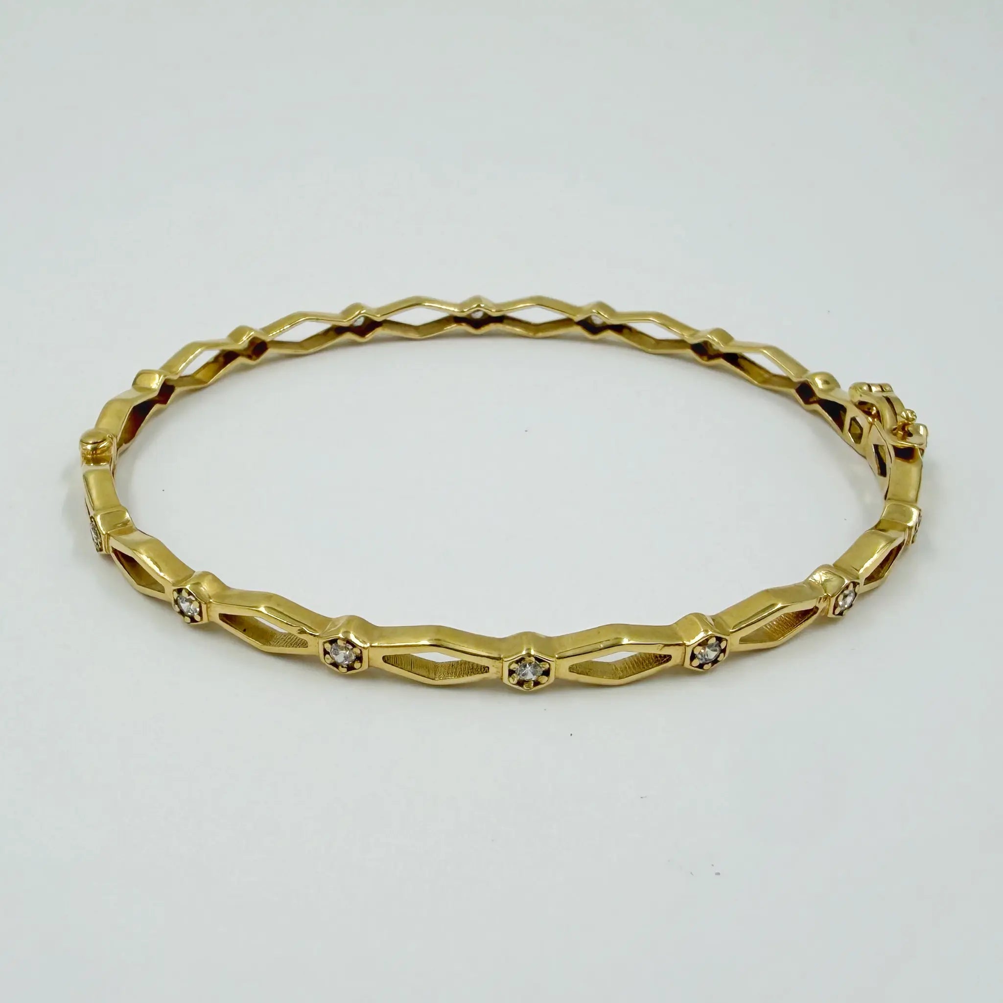 Bracelet Élégance en Or Jaune 18K