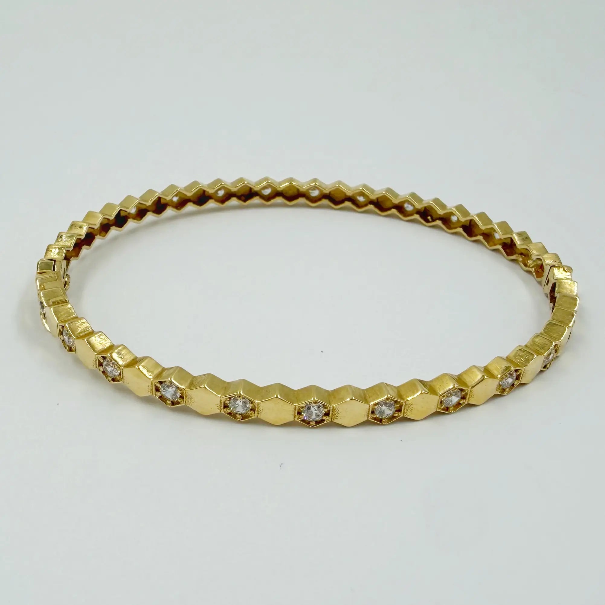 Bracelet Hexa en Or Jaune 18K