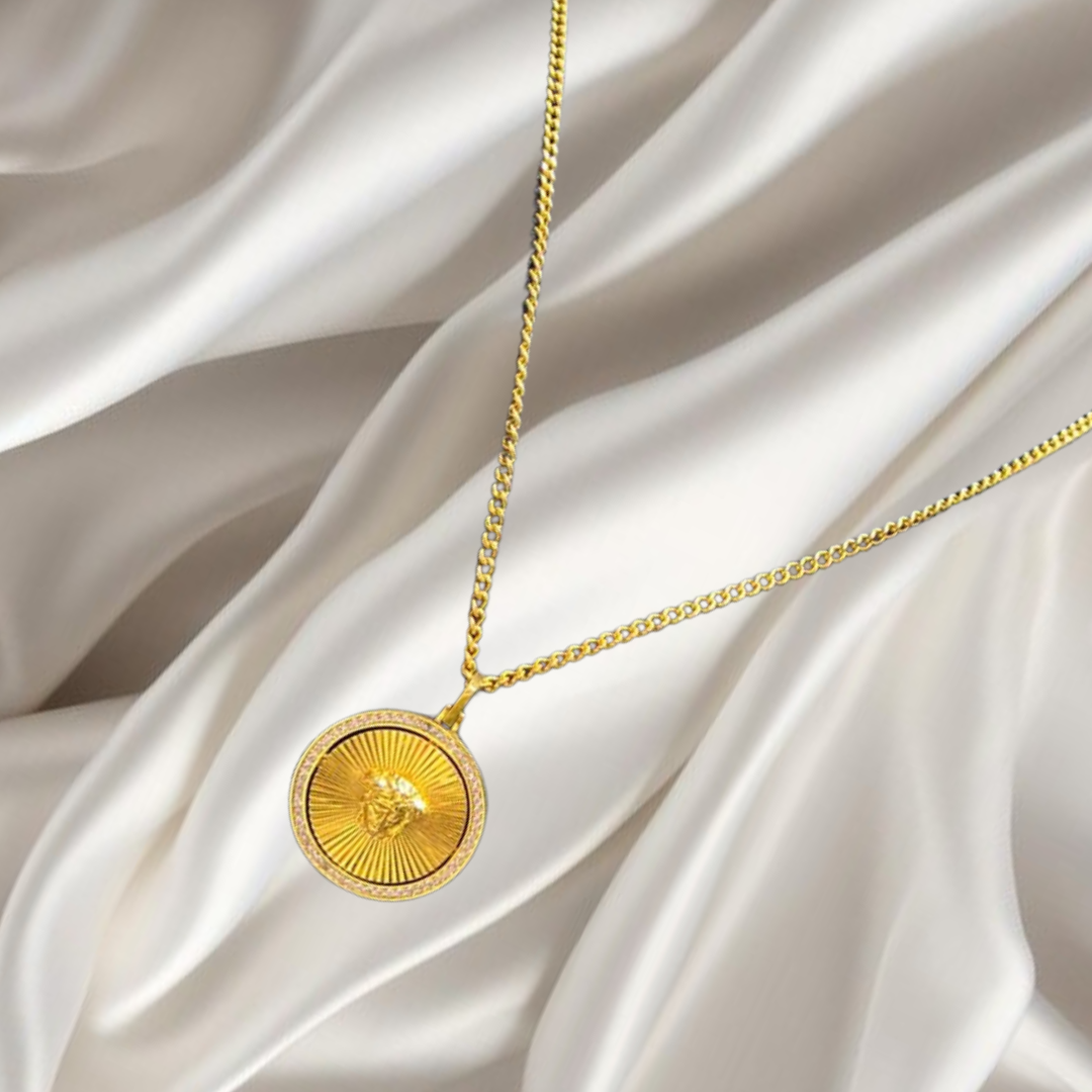 Collier versace en Or jaune 18k