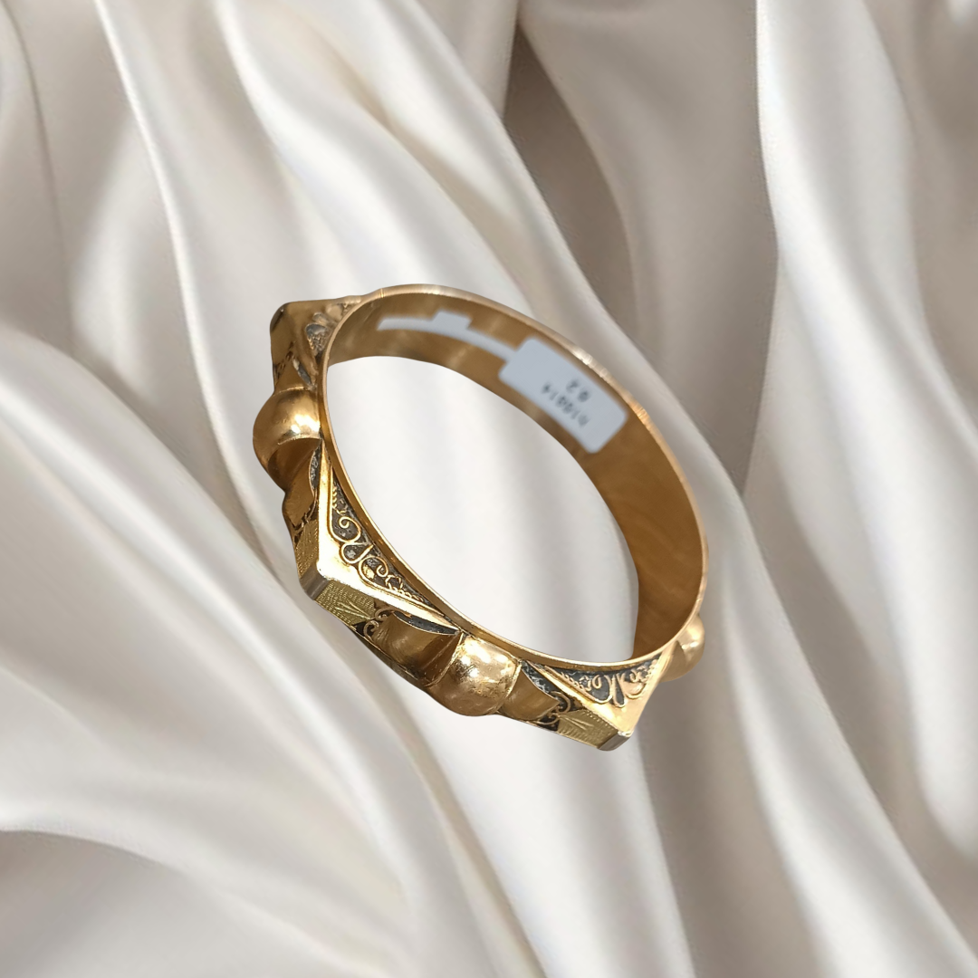 Bracelet Or jaune18K Gravé