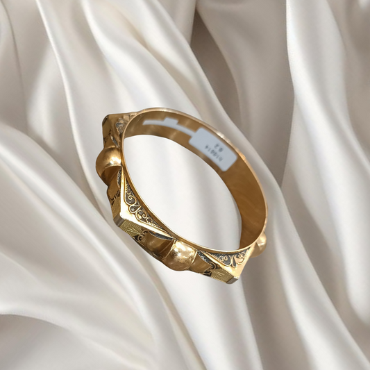 Bracelet Or jaune18K Gravé