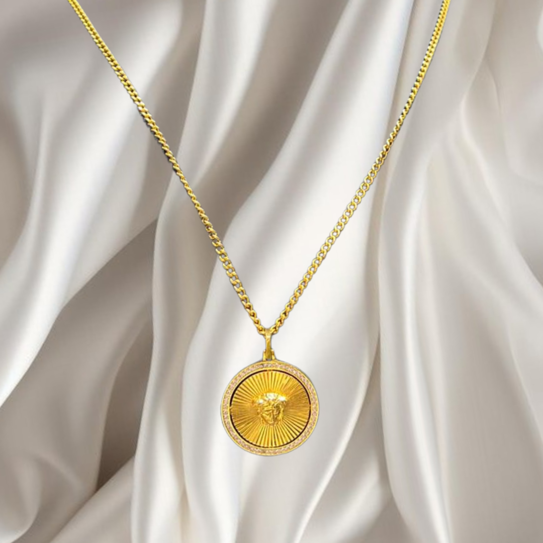 Collier versace en Or jaune 18k