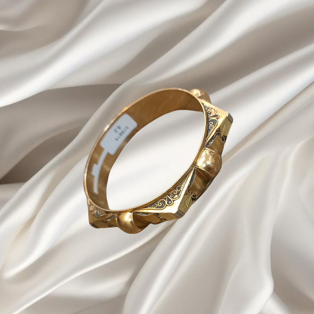 Bracelet Or jaune18K Gravé