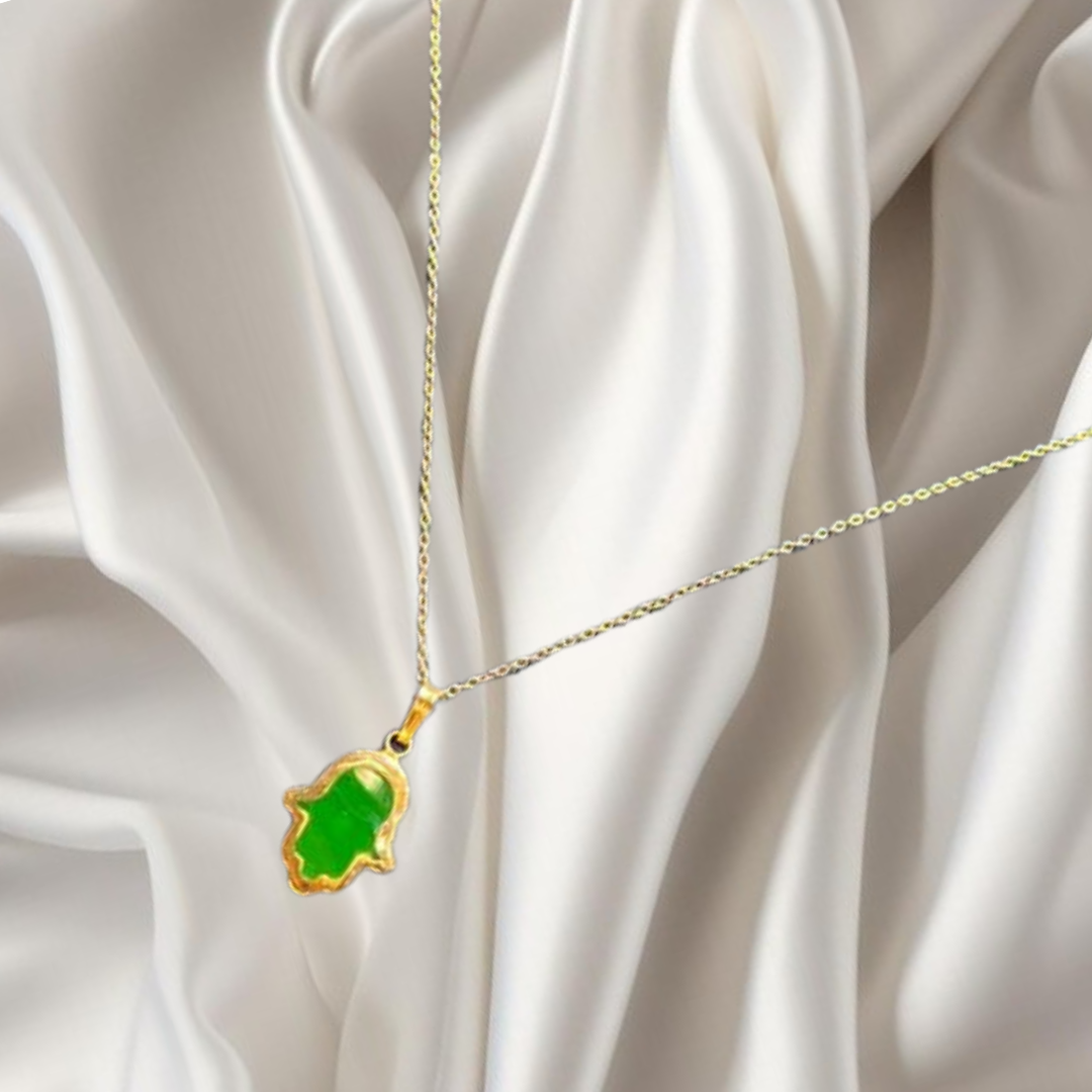 Collier khmissa en Or 18k