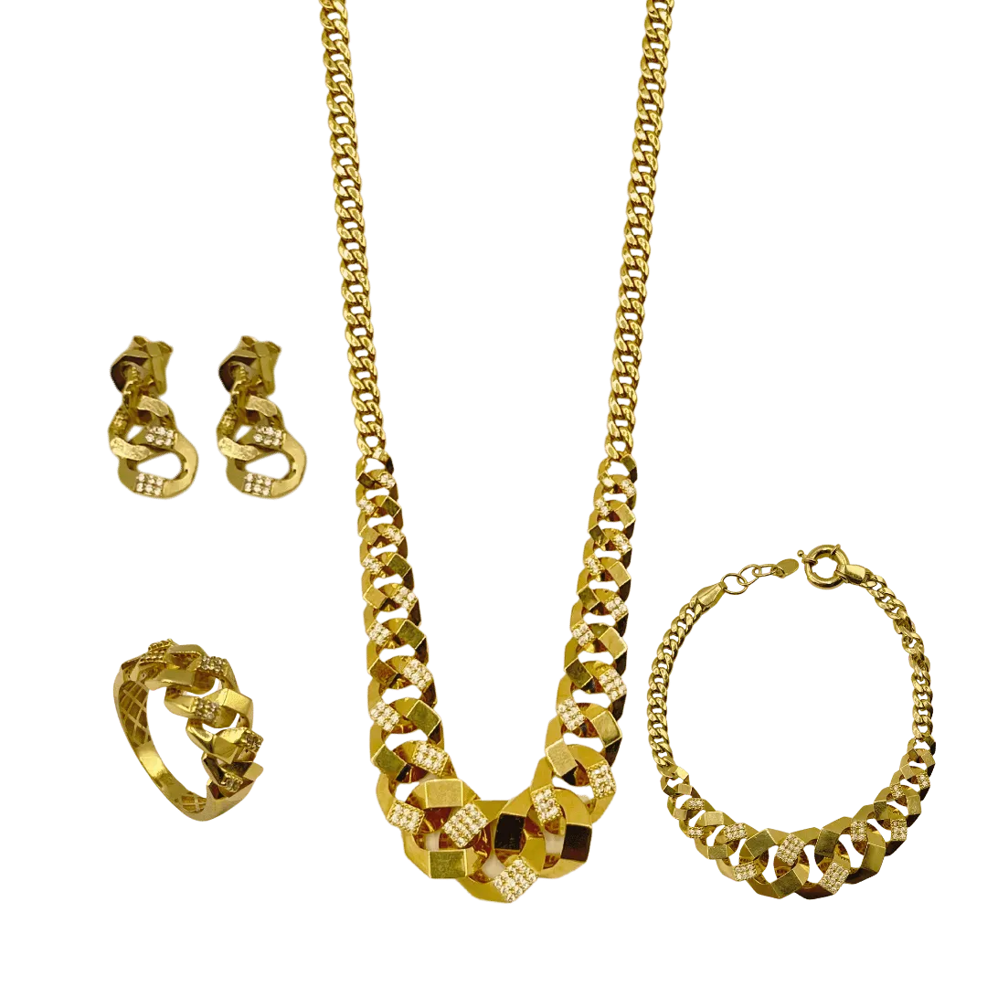 Parure Luxueuse en Or 18K