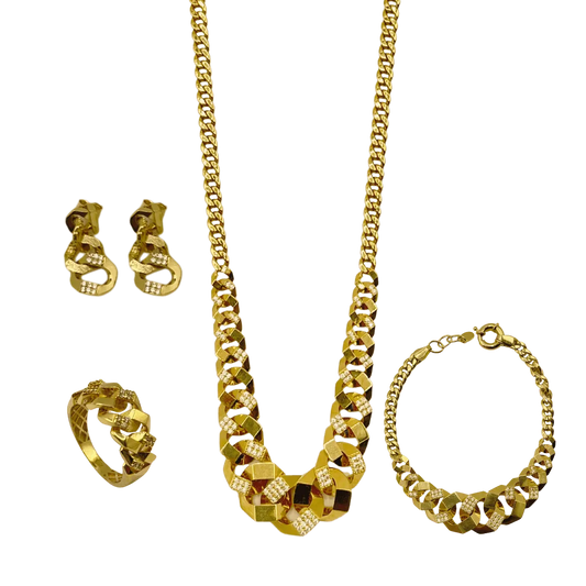 Parure Luxueuse en Or 18K