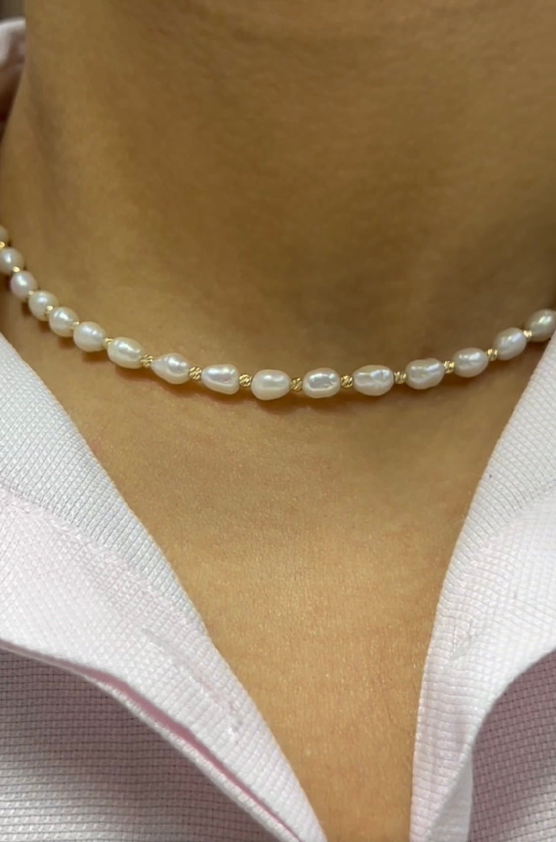 Collier “Louna” en Or 18 carats
