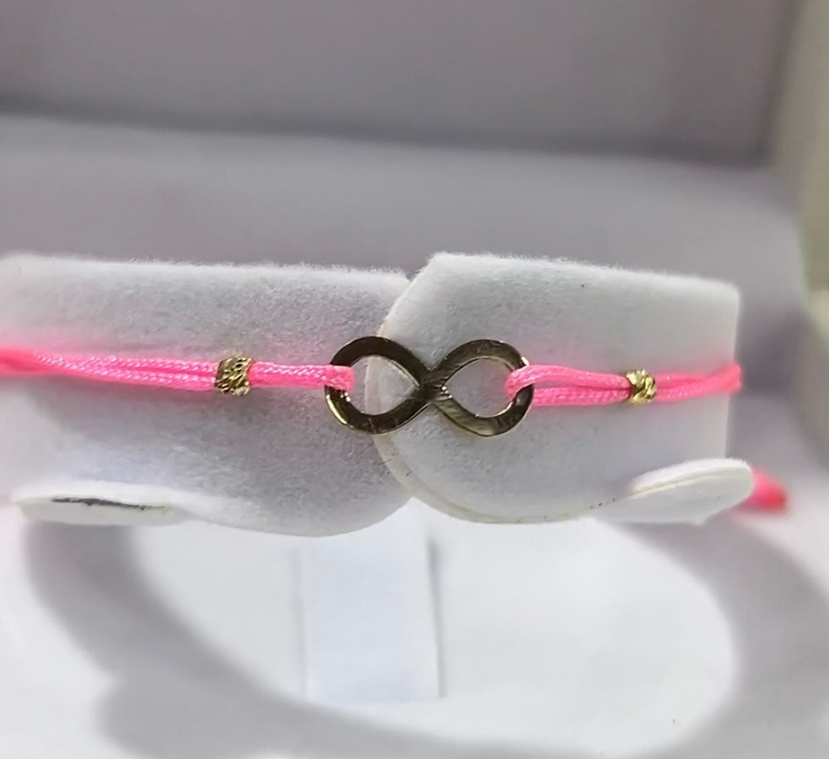 Cordon bracelet infini en Or18k