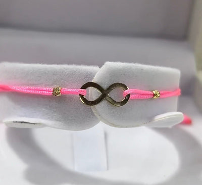 Cordon bracelet infini en Or18k