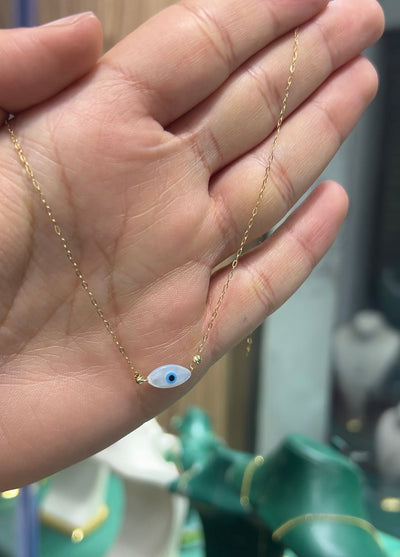 Collier eye en Or18k