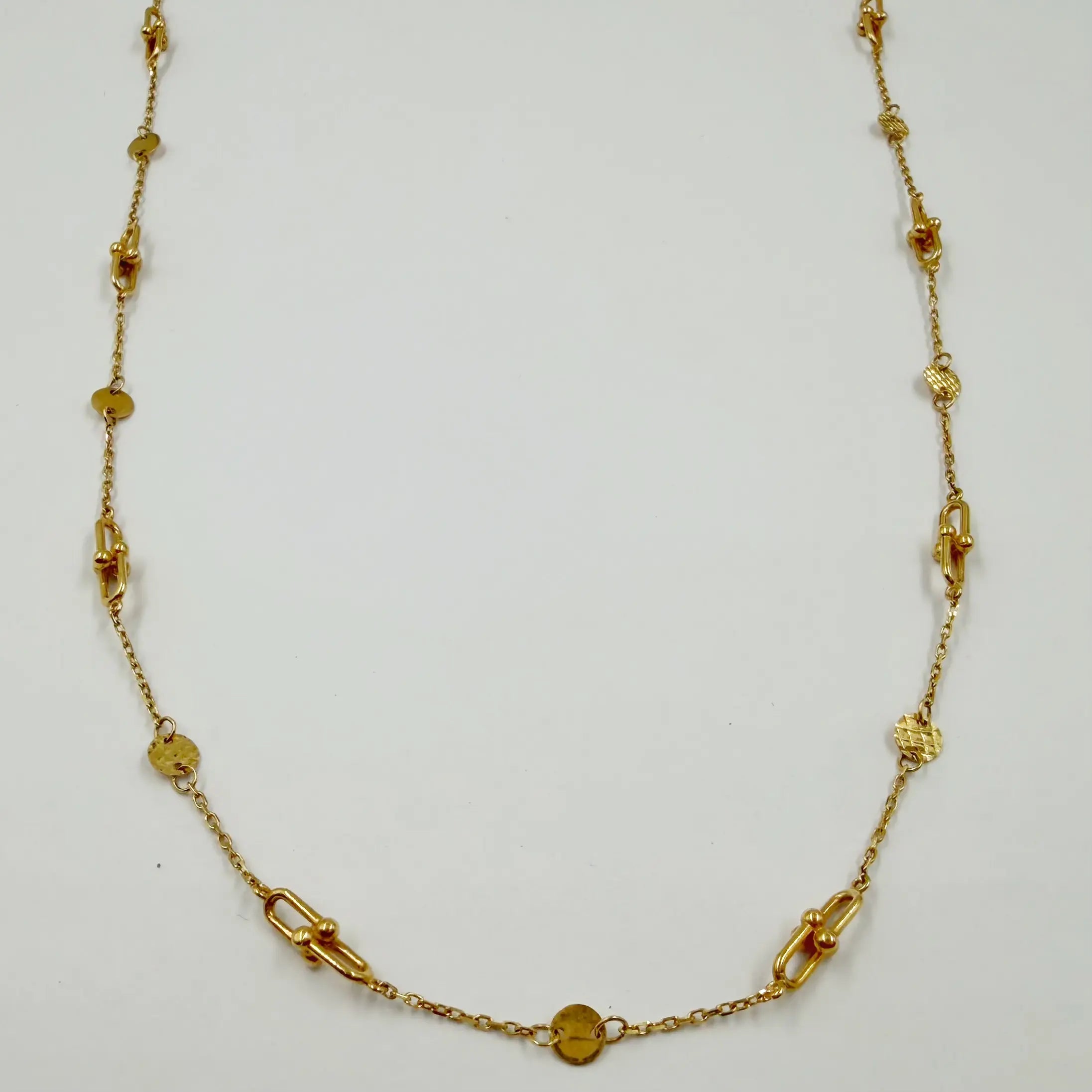 Collier Maillons Signature en Or Jaune 18K
