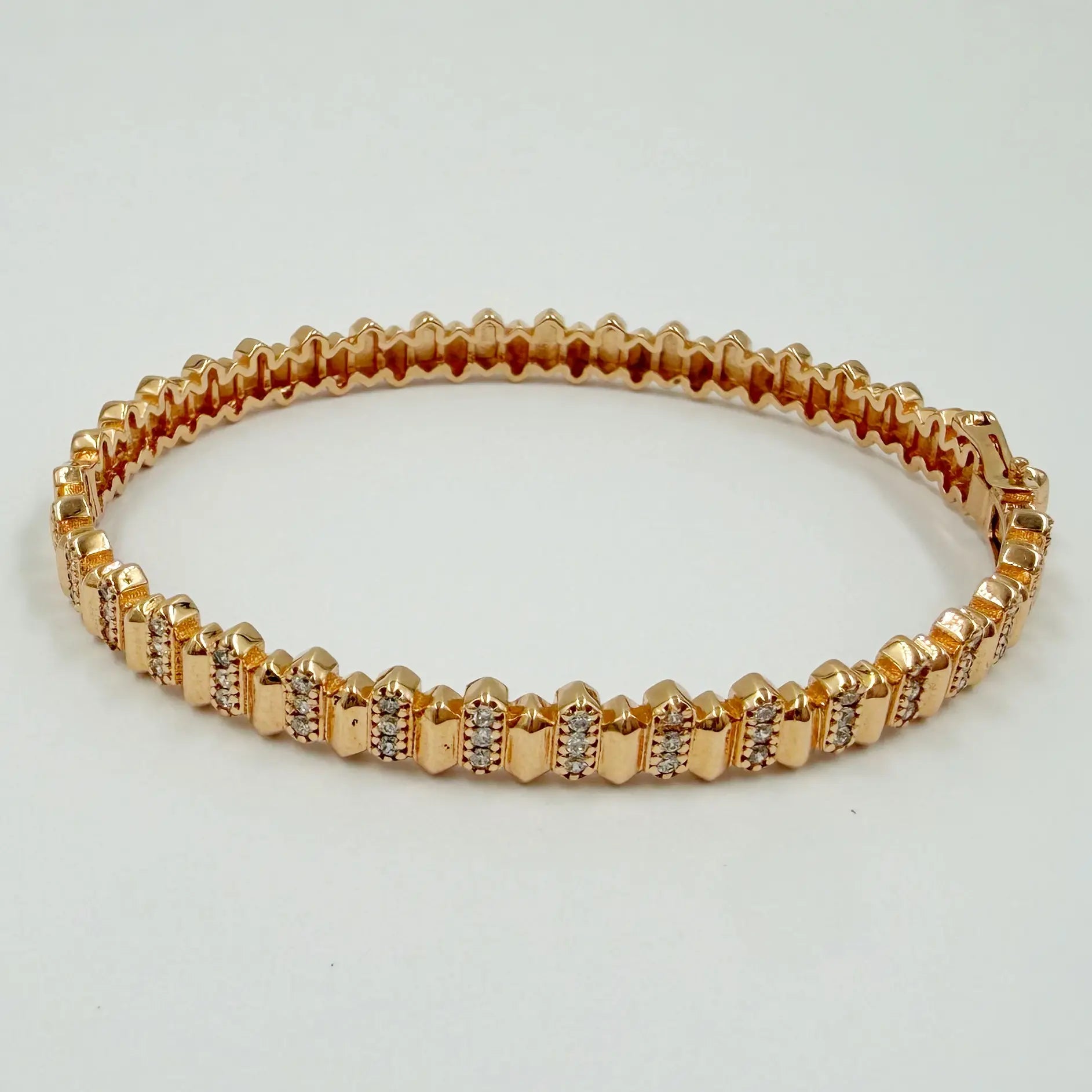 Bracelet Épure en Or Rose 18K