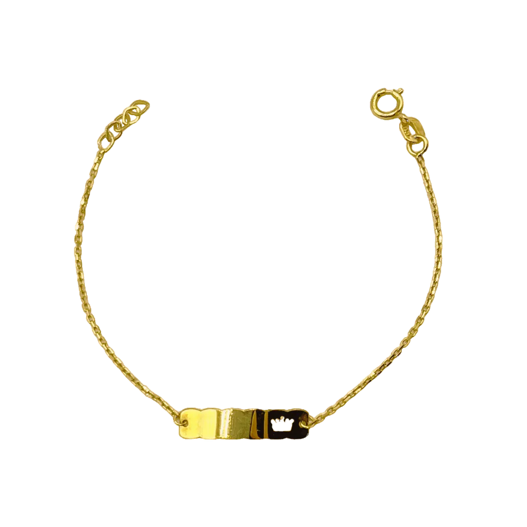 Gourmette Bébé en Or 18k