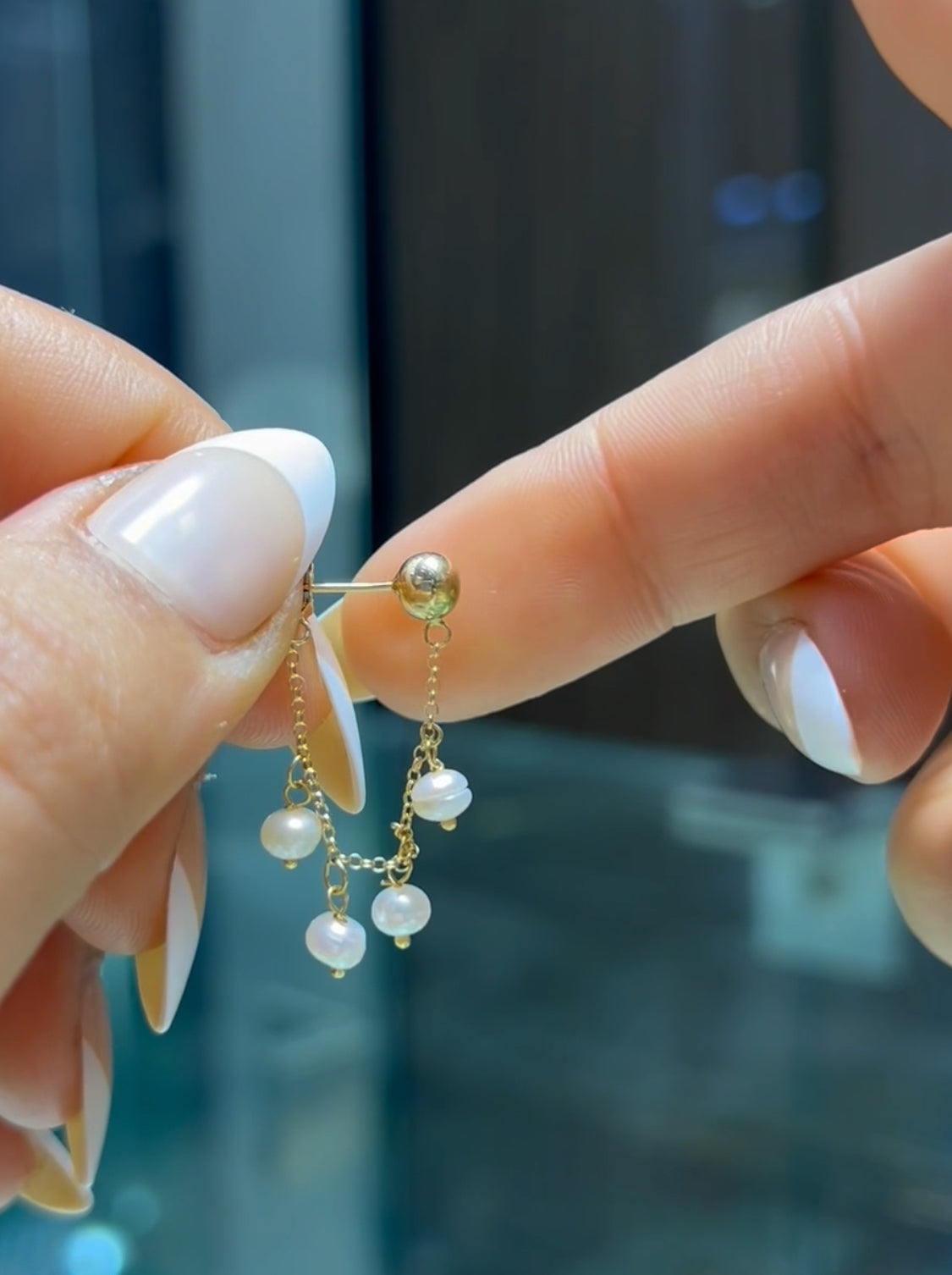 Boucles d’oreilles en or 18 carats 😍💯