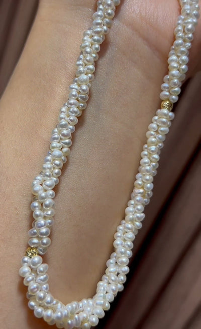 Collier johr naturel 💯 aves boules en Or 18 carats ✅🎁