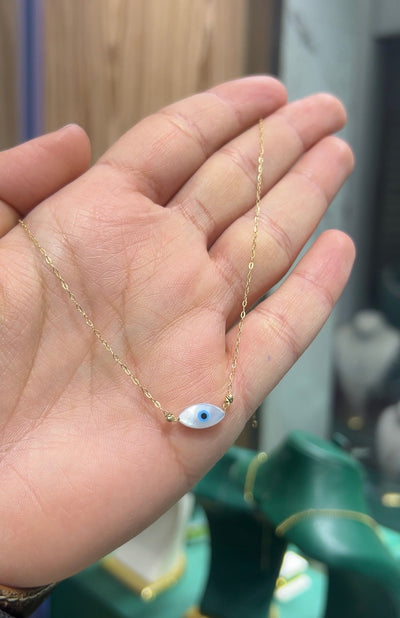 Collier eye en Or18k