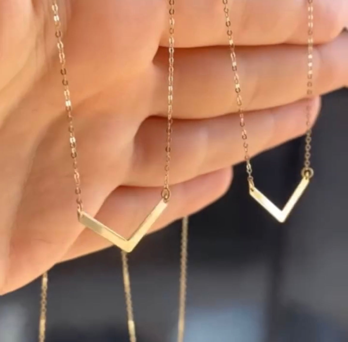 Collier en or 18 carats – Solide