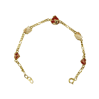 Gourmette Bébé avec Motif Dessins Animés