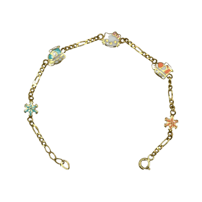 Gourmette Bébé avec Dessins Animés colorés