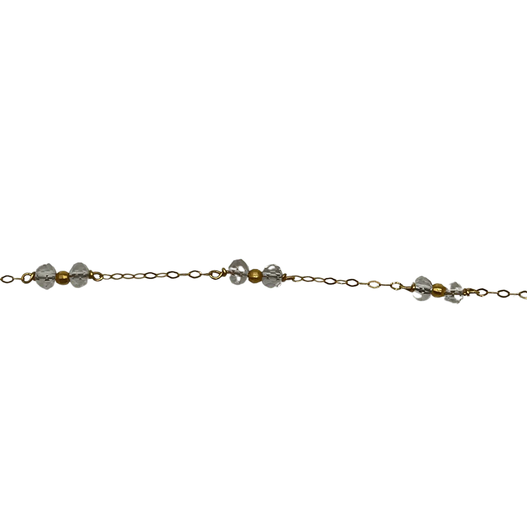 Gourmette Bébé avec Pierres Délicates