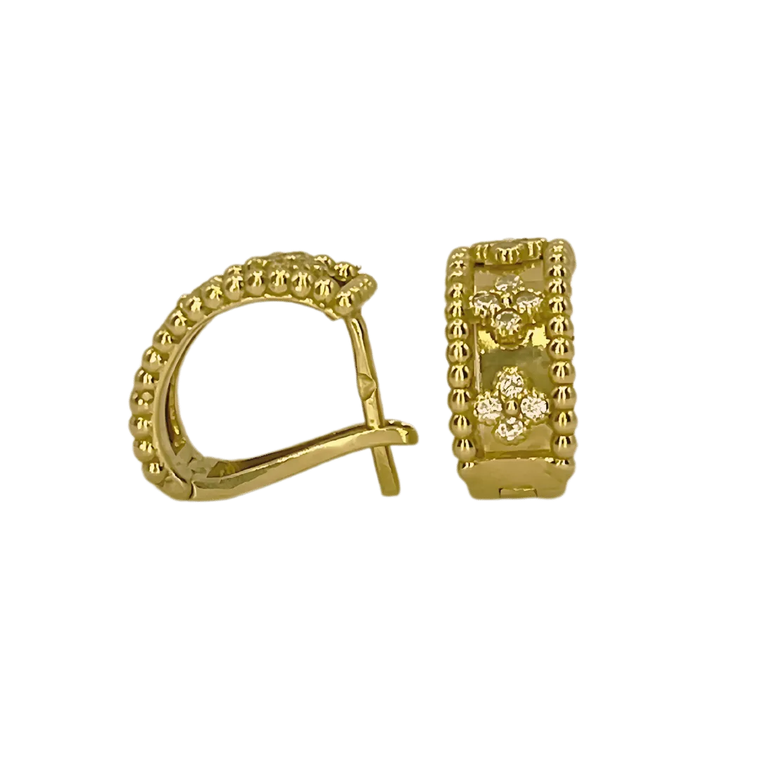 Boucles d’oreilles Classique en or 18k