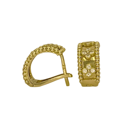 Boucles d’oreilles Classique en or 18k