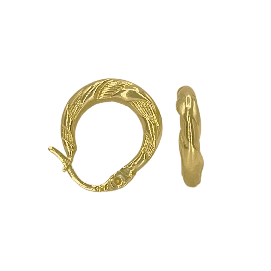 Boucles d’oreilles Rond en or 18k