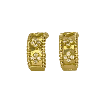 Boucles d’oreilles Classique en or 18k