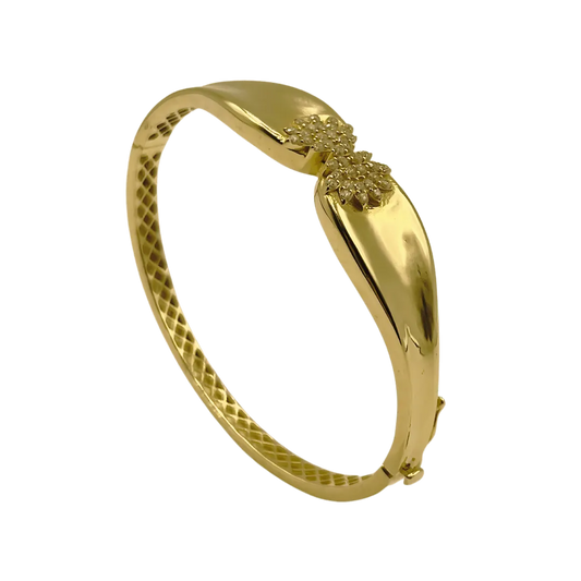 Bracelet Moderne Fleuris en Or 18K