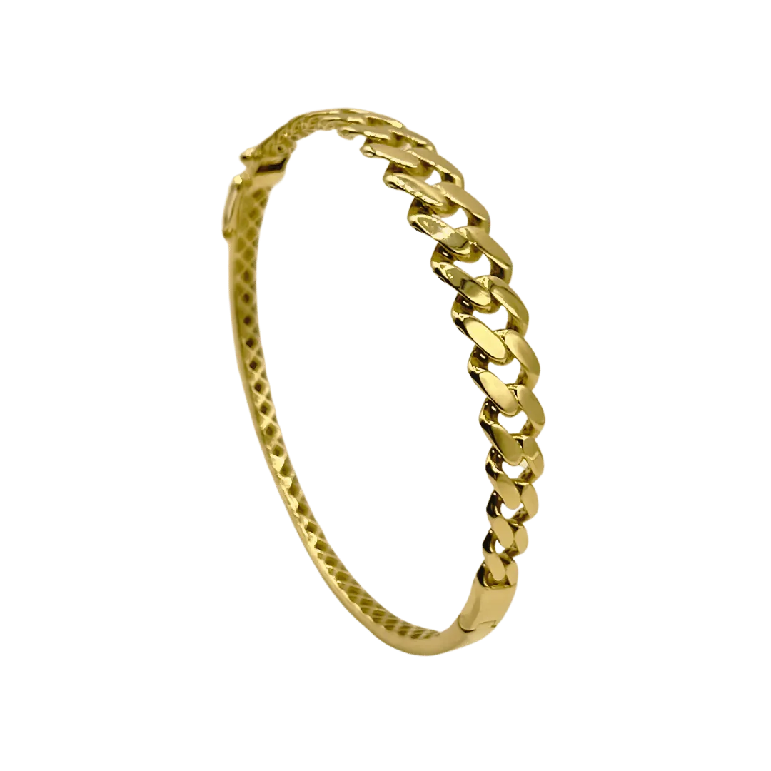 Bracelet Moderne en Or 18K avec Maillons