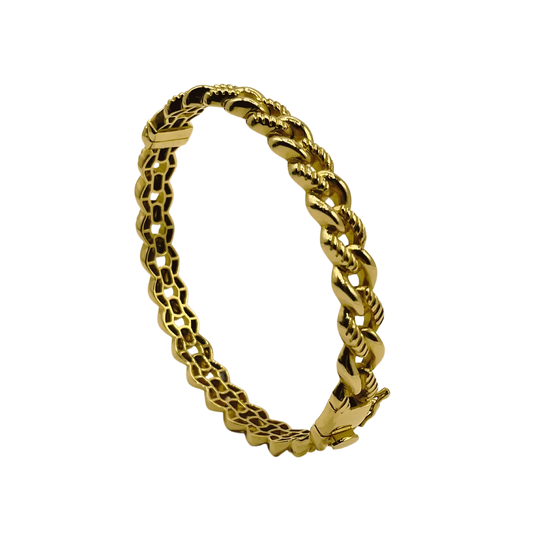 Bracelet Tressé en Or 18K