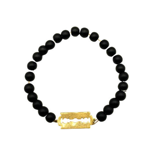 Bracelet LAME de RASOIR en Or 18k