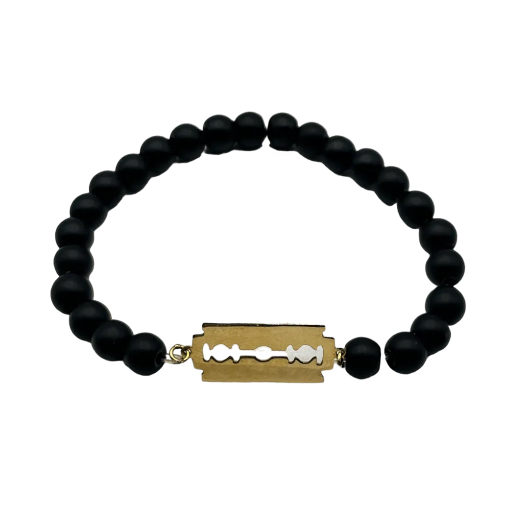 Bracelet LAME de RASOIR en Or 18k